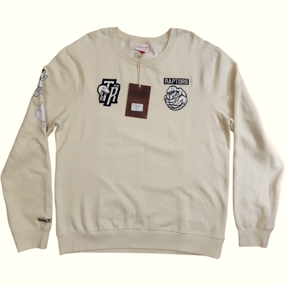 MITCHELL & NESS TORONTO RAPTORS CREWNECK SWEATSHIRT UNISEX NWT